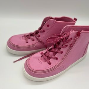NEW: BILLY Footwear Girls' Haring Essential High Top Sneakers - Pink
